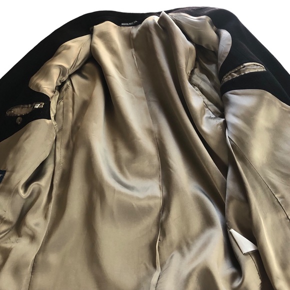 Men's Manuel Ritz Pipo Wool/Cashmere Black Single Breasted Blazer. Size 50 - Picture 10 of 16